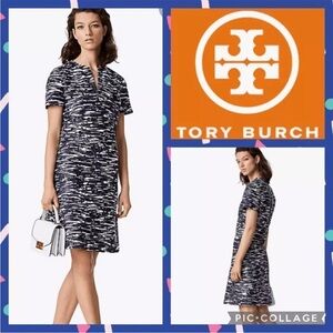 Tory Burch Navy and White Dress